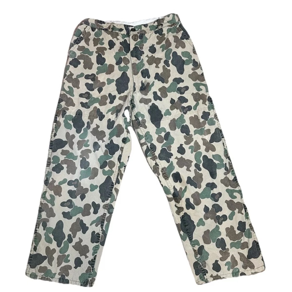 1960s Vintage Duck‎ Camo SAFTBAK Men’s Hunting Pants, Water Repellent (A2)